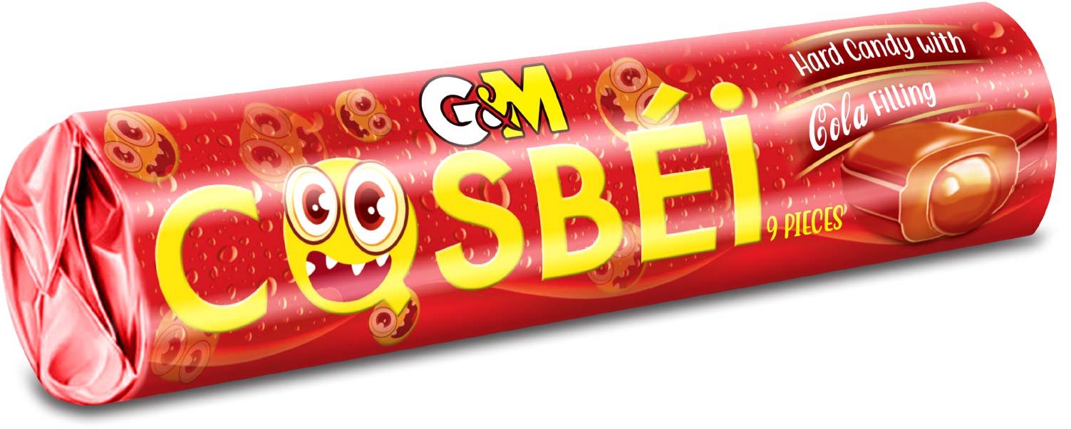 G&M Hard candy with cola filling